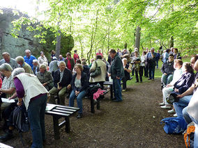 Die Fatima Grotte in Naumburg (Foto: Karl-Franz Thiede)